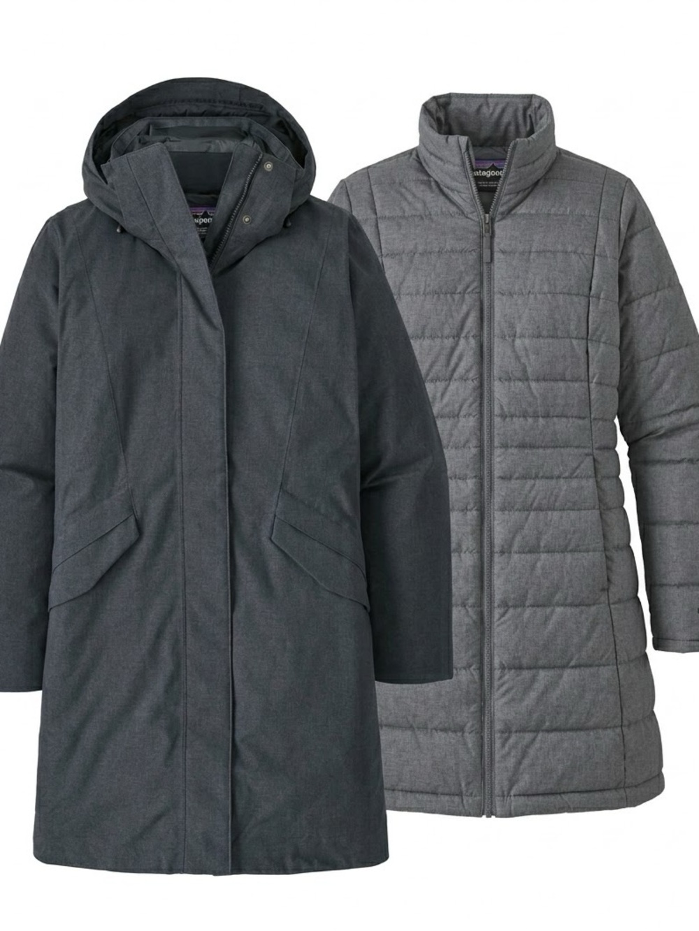 Patagonia Women’s Vosque 3-in-1 Parka, Grey Medium